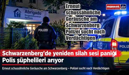 Harburg'daki Schwarzenberg'de yeniden silah sesi paniği: Polis şüphelileri arıyor