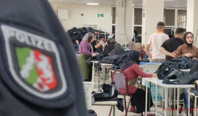 Alman polislerinin üniformaları Bingöl’den