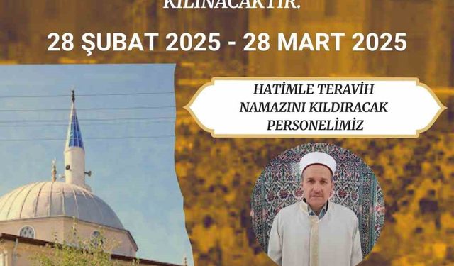 Köyceğiz’de hatimle teravih namazı kılınacak