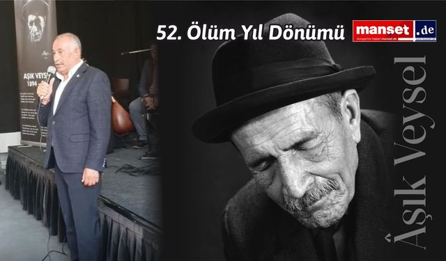 Aşık Veysel'in 52. Ölüm Yıl Dönümü Hamburg'da Anıldı