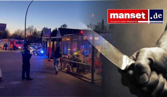 Hamburg/Billstedt Otobüs Durağında Bıçaklı Saldırı: İki Kişi Yaralandı