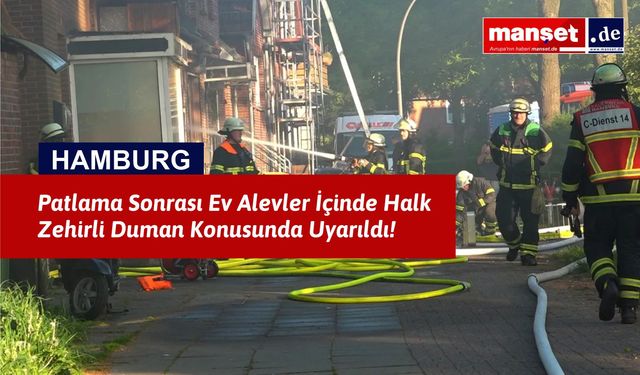 Güney Hamburg'da Büyük Yangın Alarmı