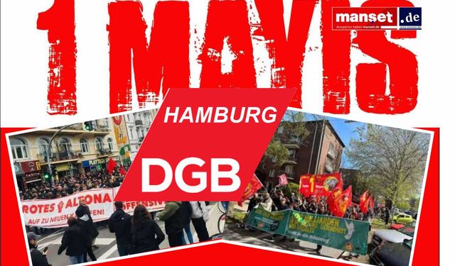 Hamburg’da 1 Mayıs Gösterileri: Güçlü Katılım ve Barışçıl Atmosfer