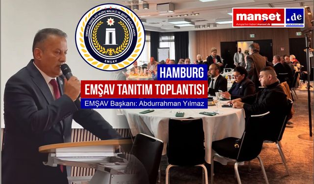 Hamburg’da EMŞAV Tanıtım Toplantısı Gerçekleştirildi