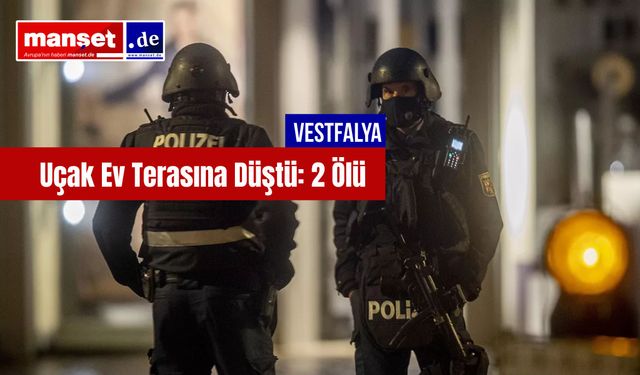 Kuzey Ren-Vestfalya'da Hafif Uçak Ev Terasına Düştü: 2 Ölü