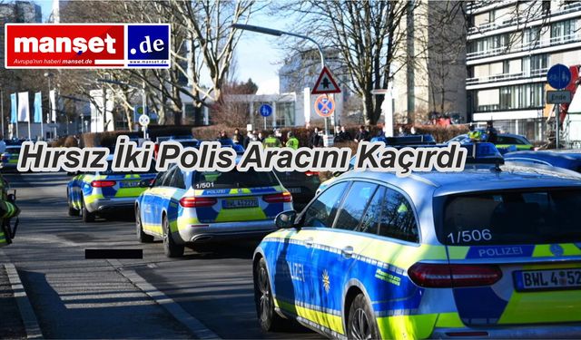 Polisten Kaçan Hırsız İki Polis Aracını Kaçırdı, Polise Ateş Açtı