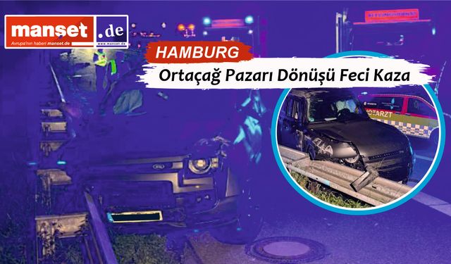 A7’de Ortaçağ Pazarı Dönüşü Feci Kaza: İki Kişi Ağır Yaralı