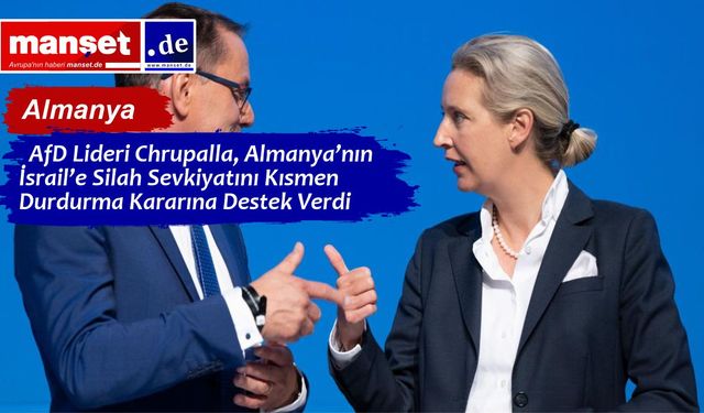 AfD’den Hükümetin İsrail’e Silah Kararına Onay