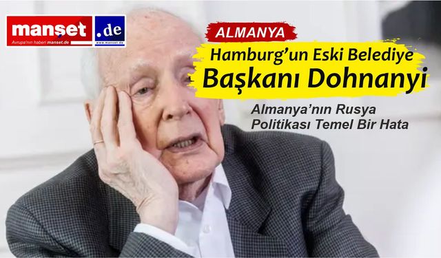Eski Hamburg Belediye Başkanı: Avrupa krizi kendi çözmeli