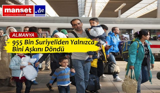 Almanya’daki Suriyelilerin Büyük Çoğunluğu Dönmüyor