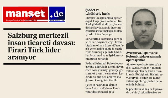 Salzburg merkezli insan ticareti davası: Firari Türk lider aranıyor