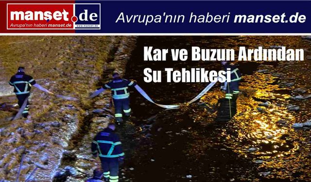 Nach Schnee und Eis bleibt das Wasser als Gefahr