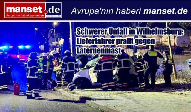 Wilhelmsburg’da Korkutan Kaza: Kurye Sokak Lambasına Çarptı, Ağır Yaralı