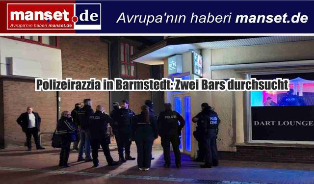 Barmstedt’te İki Bara Polis Baskını: 50’ye Yakın Görevli Operasyona Katıldı
