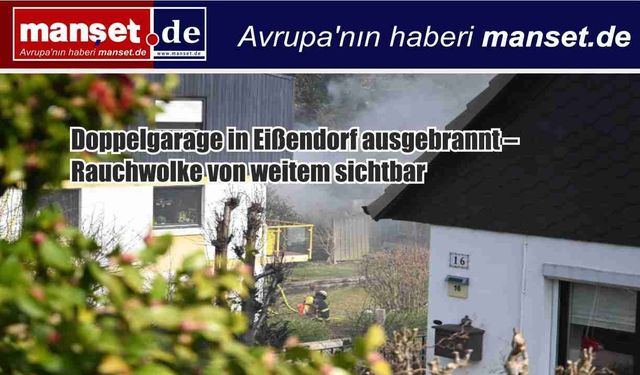 Eißendorf’da Çift Garaj Yangını: Duman Bulutu Uzaktan Görüldü