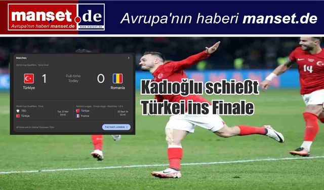 Türkiye 1-0’la Finalde, Hedef Dünya Kupası