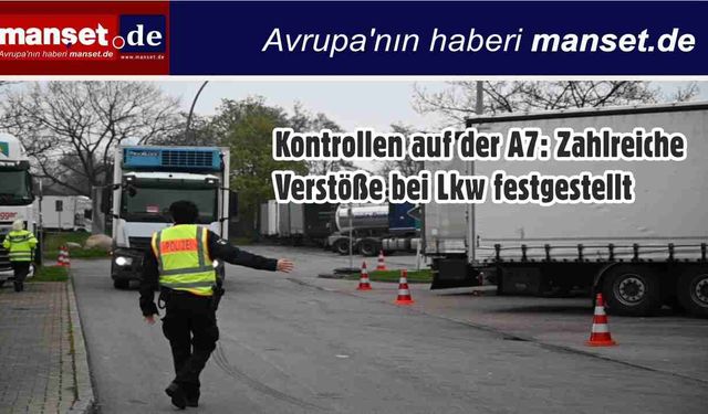 A7 Otoyolu’nda Ağır Vasıta Denetimi: Çok Sayıda İhlal Tespit Edildi