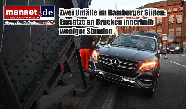Hamburg’un güneyinde peş peşe kazalar: Köprülerde iki ayrı olay