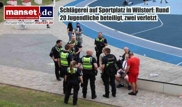 Wilstorf’ta spor sahasında kavga: 20 genç karıştı, 2 kişi yaralandı