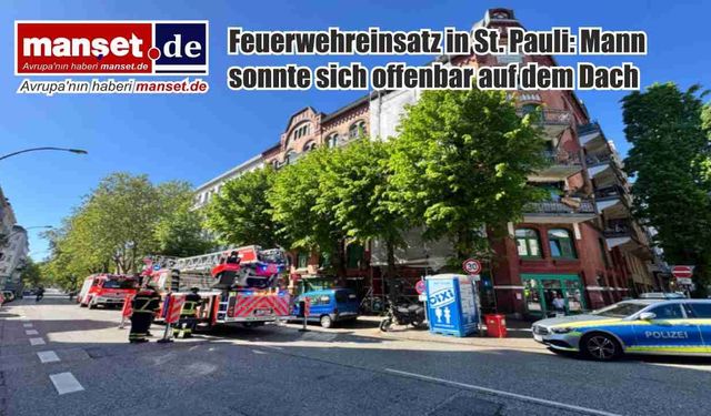 St. Pauli’de çatıda güneşlenme paniği: İtfaiye alarma geçti