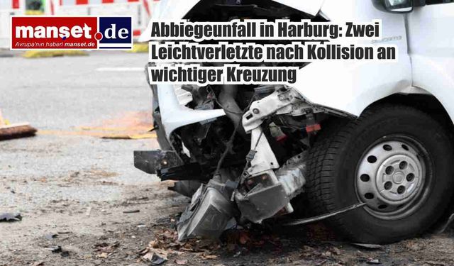 Harburg’da Dönüş Kazası: Ana Kavşaktaki Çarpışmada İki Kişi Hafif Yaralandı