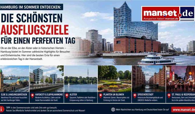 Hamburg'da Yazın Tadını Çıkarmak İsteyenlere: İşte Gün Boyu Gezilebilecek En Güzel Noktalar