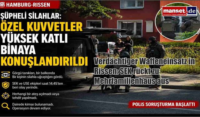 Rissen'de Şüpheli Silah Alarmı: Özel Harekât Yüksek Katlı Binaya Sevk Edildi