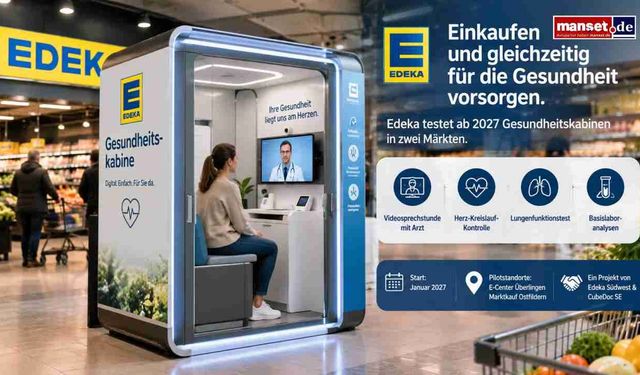 Edeka Mağazalarında Sağlık Kabini Dönemi Başlıyor