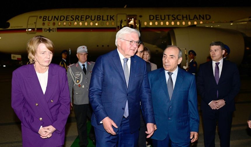 Almanya Cumhurbaşkanı Steinmeier, Azerbaycan’da