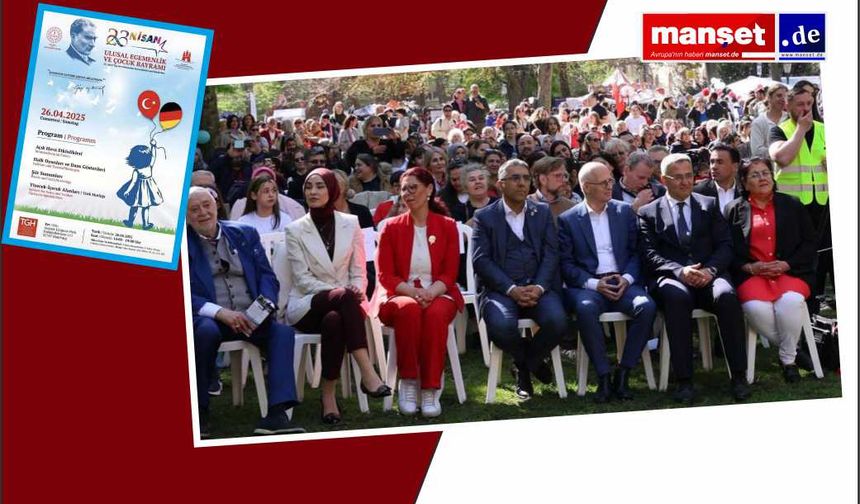 Hamburg'da 23 Nisan Coşkusu Gökyüzüne Taştı!