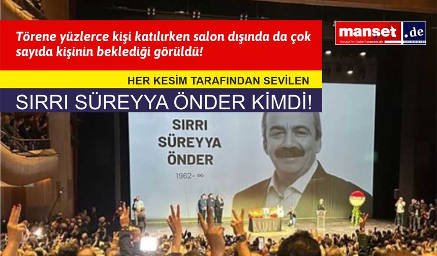 Sırrı Süreyya Önder son yolculuğuna uğurlanıyor!