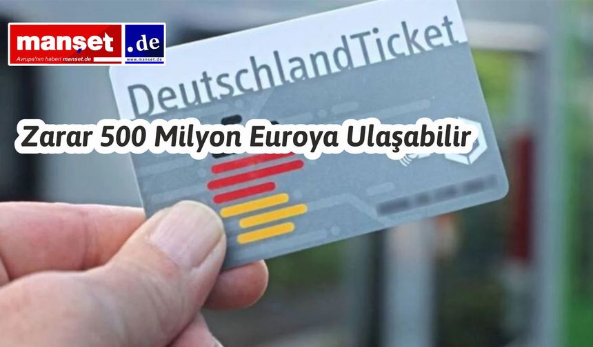 Almanya’da Sahte Deutschlandticket Skandalı: Zarar 500 Milyon Euroya Ulaşabilir