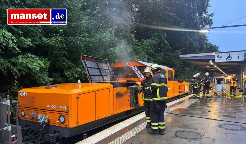 Hamburg’da Ochsenzoll Metro İstasyonu’nda Yangın Paniği