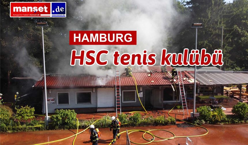 HSC tenis kulübü binası tamamen yandı