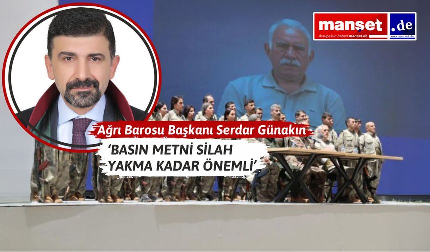 Ağrı Baro Başkanı: Bundan sonra devlet sorumluluk almalı