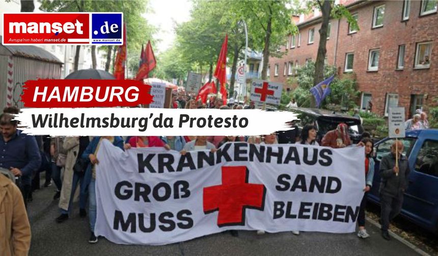 Groß Sand Hastanesi’nde Acil Servisin Kapatılmasına Karşı Wilhelmsburg’da Protesto