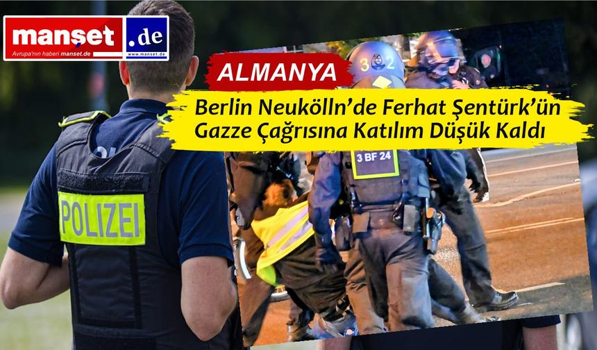 Eski AfD’li Ferhat Şentürk’ün Neukölln’deki Gazze Eylemi İlgi Görmedi
