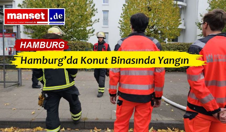 Hamburg Jenfeld’de Bodrum Yangını: Şans eseri Yaralanan Olmadı