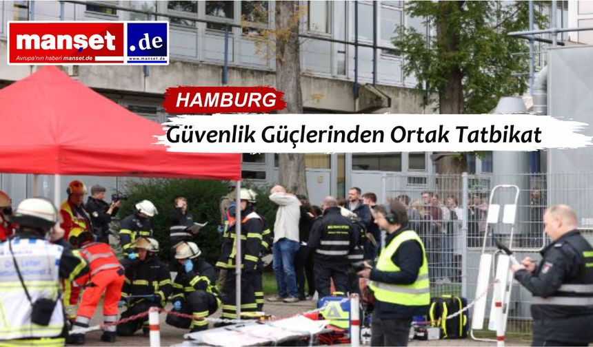 HAW Hamburg’da Geniş Çaplı Acil Durum Tatbikatı: Güvenlik Güçleri Gerçek Senaryoyla Eğitim Aldı