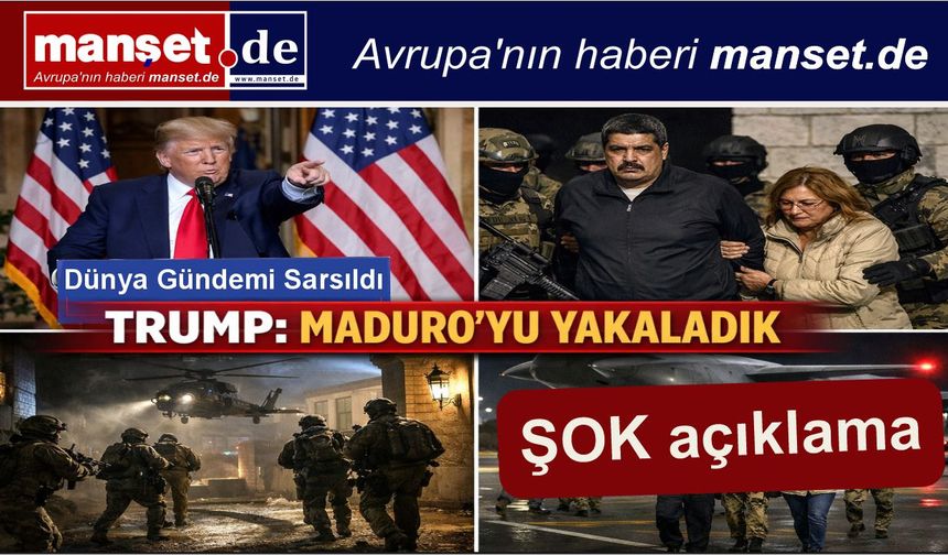 ABD, Maduro’yu Venezuela’da kaçırdı