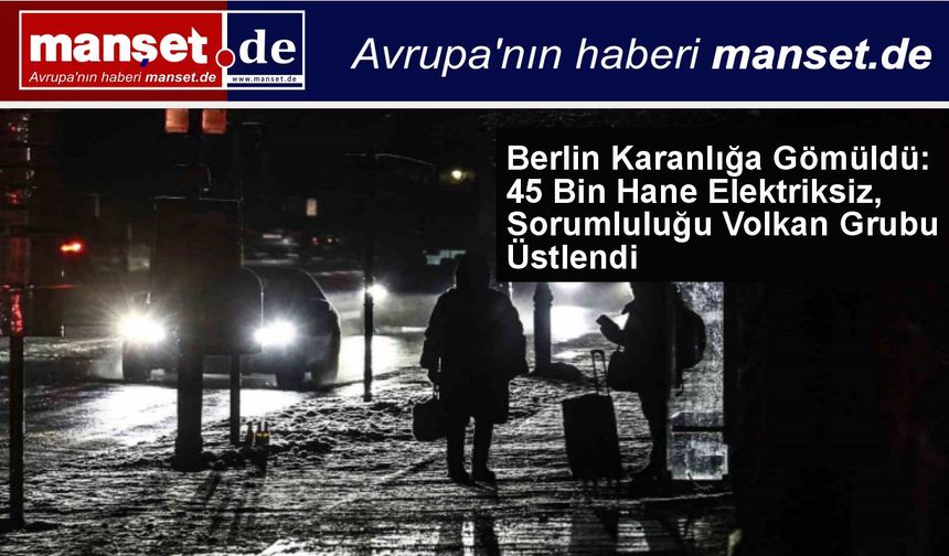 Berlin’in güneybatısı karanlıkta