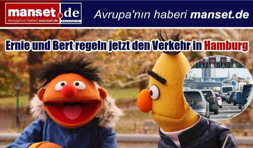 Edi ve Büdü Hamburg Trafiğinde Görev Başında