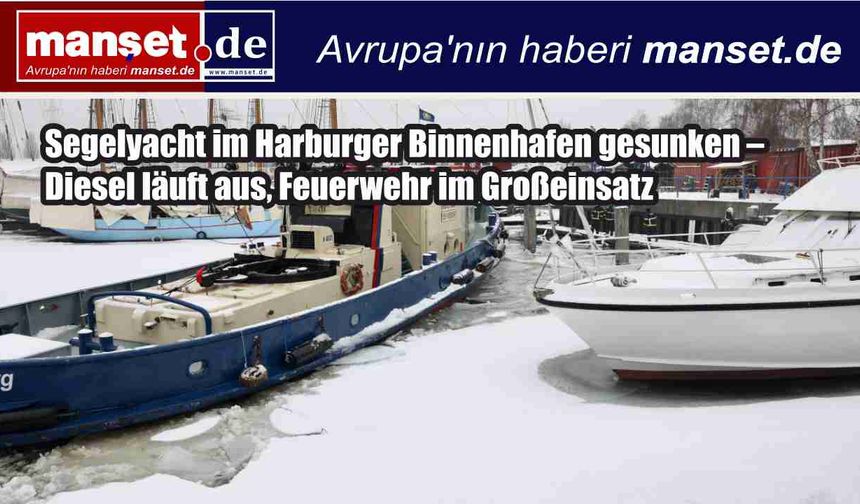 İç Limanı’nda Alarm: Yelkenli Yat Battı, Dizel Sızıntısı Çevre Tehlikesi Yarattı