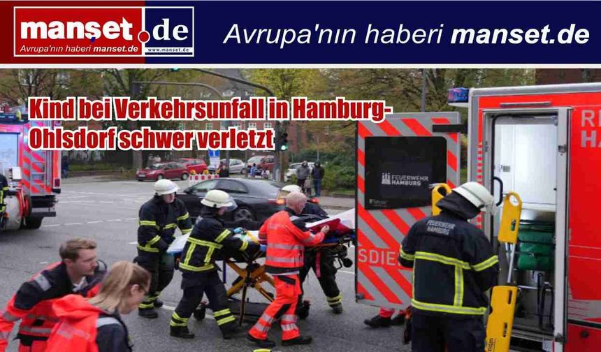 Hamburg’da Trafik Kazası: Çocuk Ağır Yaralandı