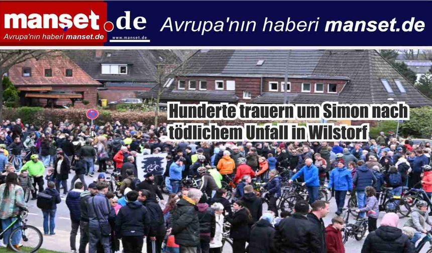 Wilstorf’ta Hayatını Kaybeden Simon İçin Yüzlerce Kişi Yas Tuttu