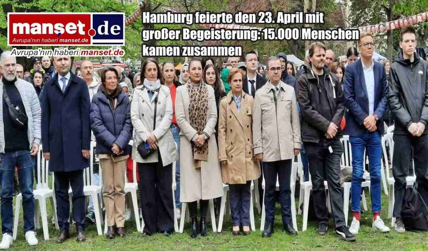 Hamburg’da 23 Nisan coşkusu