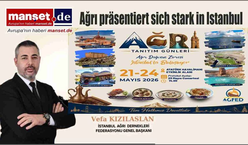 İSTANBUL’UN KALBİNDE AĞRI FESTİVALİ