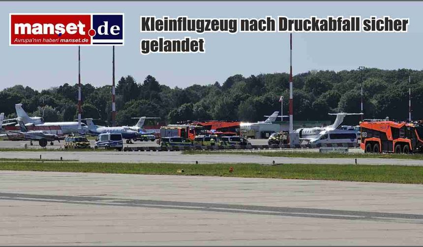Hamburg Havalimanı’nda Alarm: Kabin Basıncı Düşen Küçük Uçak Acil İniş Yaptı