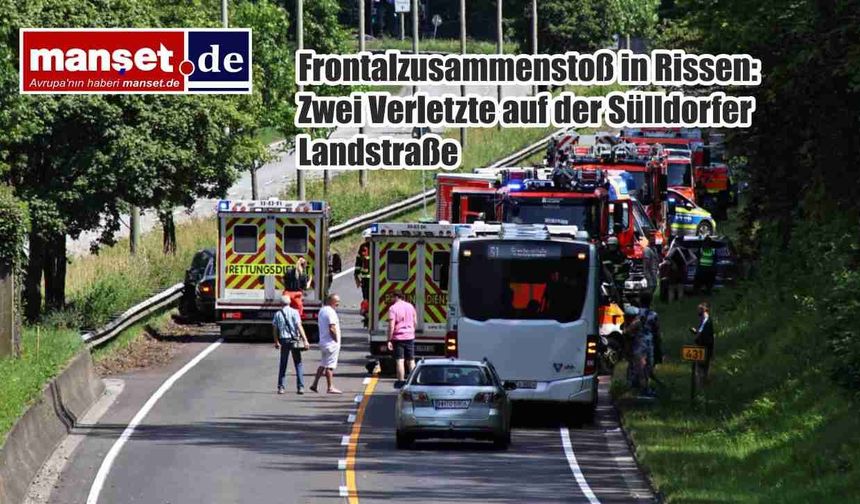 Rissen’de kafa kafaya çarpışma: Sülldorfer Landstraße’de iki kişi yaralandı