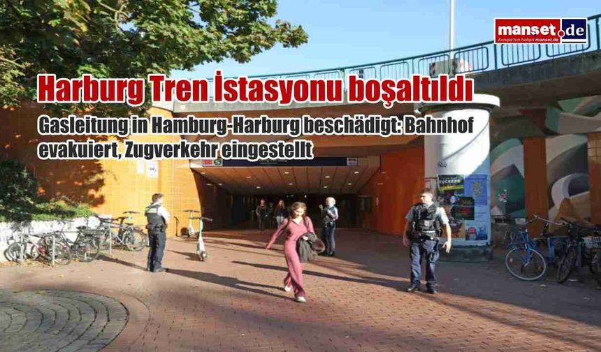 Harburg Tren İstasyonu boşaltıldı